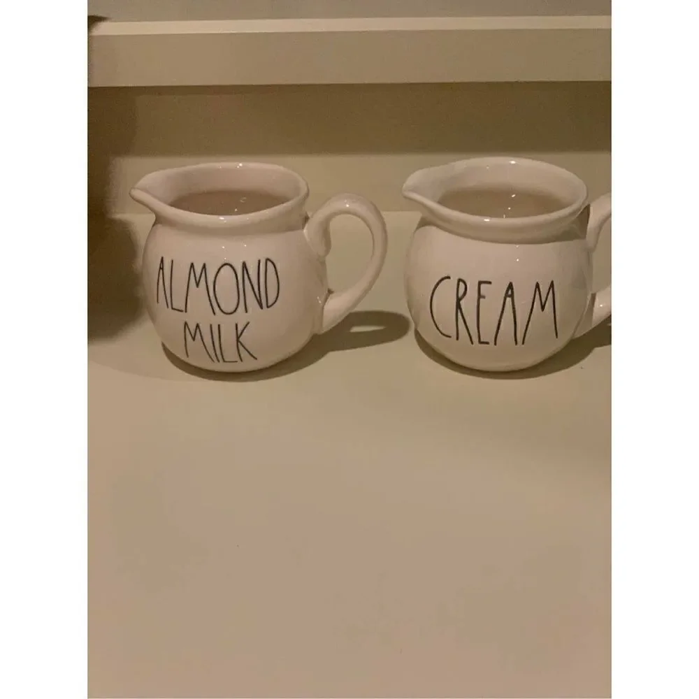 Rae Dunn Creamer Set Almond Milk Cream